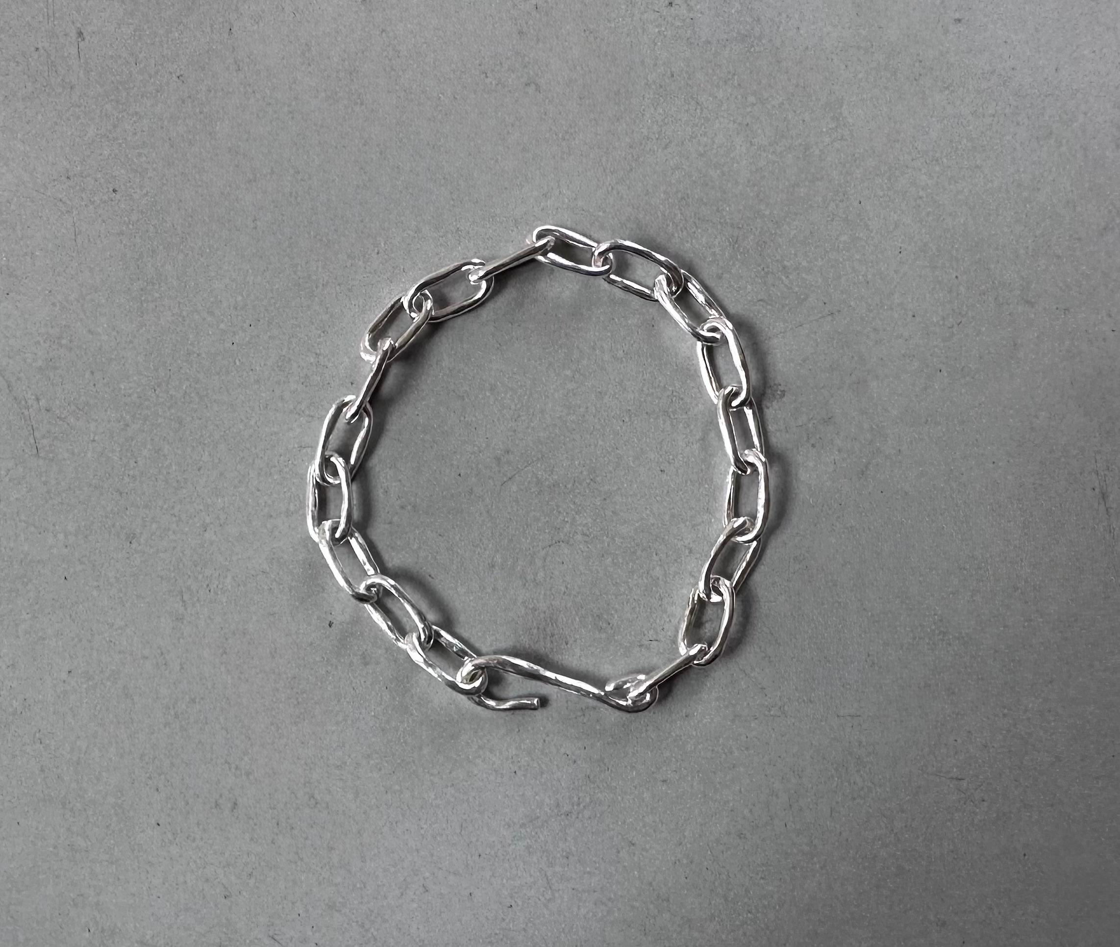 silver925　original ovalchain bracelet1枚目の画像